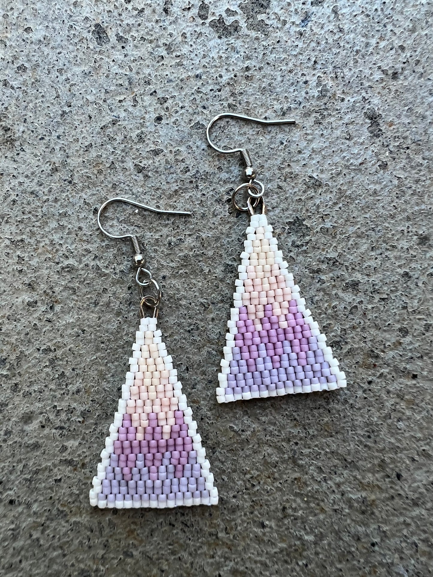 Ombre Purple Triangles